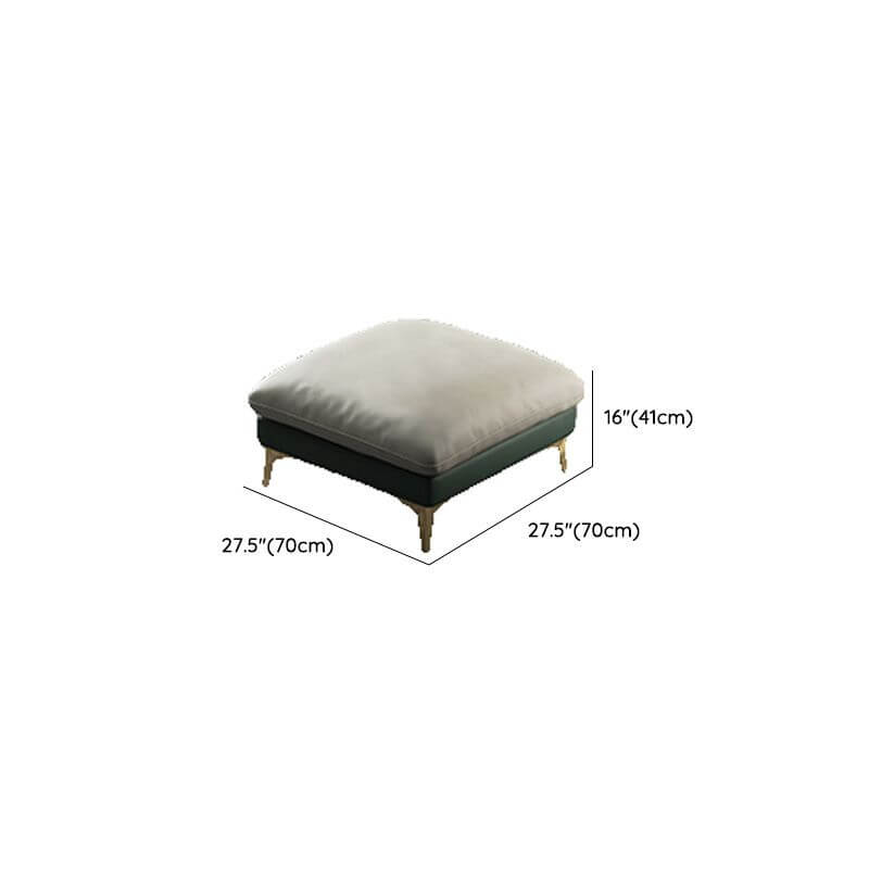 Rococo Style Off-White Sofa with 1-Ottoman for Drawing Room Dimensions